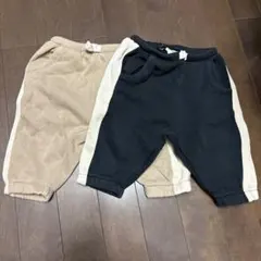 ZARA ベビー パンツ サイズ80 2色セット