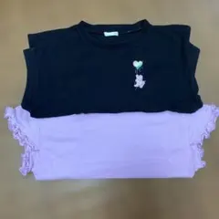 キッズ 半袖Tシャツ 2枚セット 120cmのサムネイル
