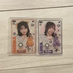 鎮西寿々歌 仲川瑠夏　セット　FruFru カラコンFRUITS ZIPPER