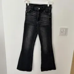 GRL ハイウエストフレアデニムパンツ[cu498]