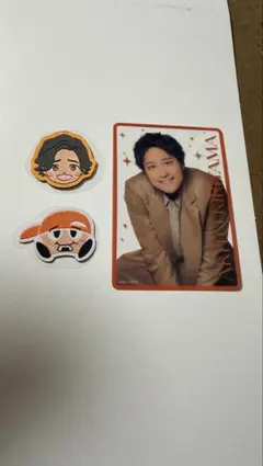 WEST. 唯一無二 グッズ ワッペン　WESTA! 男前カード　桐山照史