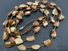 M5457 天然石　ネックレス　ヴィンテージ アクセサリー