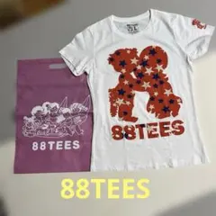 88tees 半袖Tシャツ ホワイト 星柄 Lサイズ　バッグ付きのサムネイル