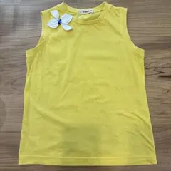 ファミリア fdash イエローノースリーブタンクトップ 140