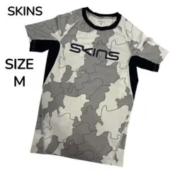 SKINS スキンズ カモフラ 迷彩柄 トレーニングウェア シャツ 半袖 Mのサムネイル