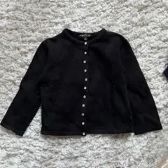 agnès b. ブラックカーディガン 8 ans