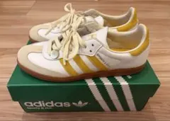美品sporty&richadidas SAMBA 24cm イエロー