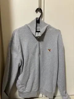 Maison Kitsuné ハーフジップ スウェット グレー Sのサムネイル