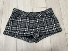 CECIL McBEE チェック柄ショートパンツ
