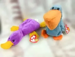 Ty Beanie カモノハシ ＆ ペリカン