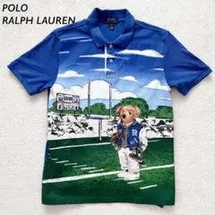 レア！超美品！ラルフローレン 160 L(14-16)ポロベア　ポロシャツ 総柄