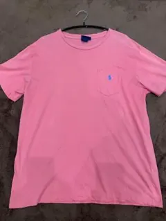 Polo by Ralph Lauren Tシャツ ポケット 半袖 ピンク L