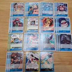 ワンピースカード　蒼海の七傑　デッキパーツ引退品　ノーマル以下4コン