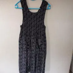 黒白模様エプロン