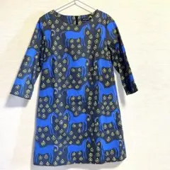 週末お値下げ！【サイズ40】マリメッコ ワンピース ムスタタンマ musta 2025年最新】ムスタタンマ ワンピースの人気アイテム - メルカリ