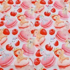 ダッフィーフレンズ ピンク＊ハンドメイド＊ゆめかわ＊スイーツ＊綿ポリ＊未使用