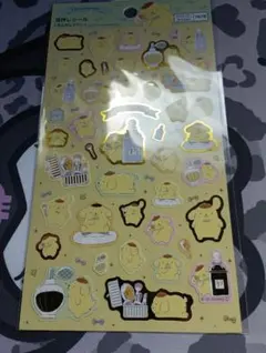 ポムポムプリン　箔押しシール♪