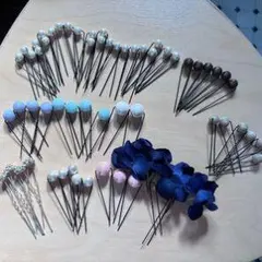 ヘアピンセット 多色デザイン