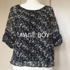 PAGE BOY 小花模様ブラウス　トップス　Ⓜ️ 超美品❗️
