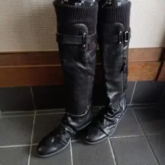 アトリエブルージュ　リブニットロングブーツのサムネイル