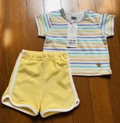 【新品】pitet main プティマイン Tシャツ・ショートパンツセット