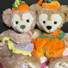 ディズニーシー ダッフィー シェリーメイ ハロウィン ぬいぐるみ ポーチ