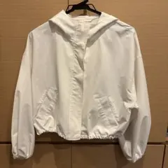 (値下げ) GU マウンテンパーカー ホワイト Mサイズ