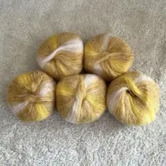 グラデーションモヘア　5玉