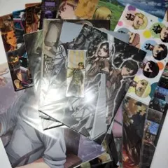 進撃の巨人 クリアファイル+ビジュアルアートブロマイド セット