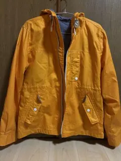 GU オレンジ フード付き ジャケット