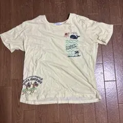 Timothy 半袖Tシャツ ハワイアン柄 イエローのサムネイル