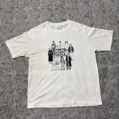 GU × Qoonana コラボシャツ XL ホワイト TOKYO STREET