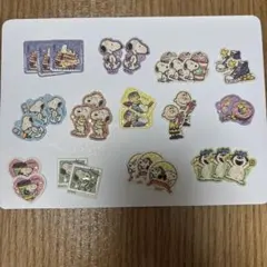 最終値下げ！SNOOPY スヌーピー　フレークシール　おすそわけ　32枚