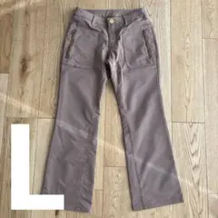 DANCE WITH DRAGON ゴルフパンツ ベージュ 蛇モチーフ フレア