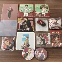 進撃の巨人 エレン まとめ売りコースター 缶バッジ アクリルキーホルダー等