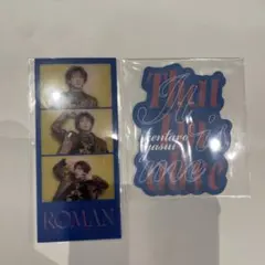 7ORDER ROMAN フォトグレイ風カード 名言ステッカー 安井謙太郎