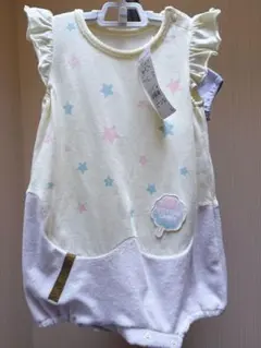 赤ちゃん本舗　コットン 星柄ロンパース 80