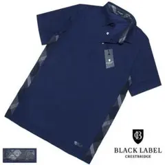 新品 M ブラックレーベル クレストブリッジ チェック シアサッカー ポロシャツ