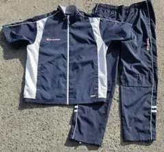 Champion チャンピオン ネイビー 半袖 ジャージ 上下セット