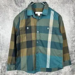 BURBERRY CHILDREN チェックシャツ 110cm コットン 長袖