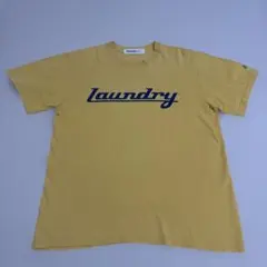 LAUNDRY ロゴTシャツ 山吹色のサムネイル