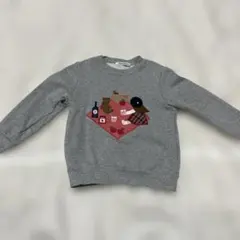 familiar ピクニックデザイン トレーナー 100cm