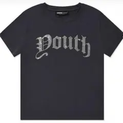 YouthKrew ブラック 半袖Tシャツ Y2K 韓国アイドルのサムネイル