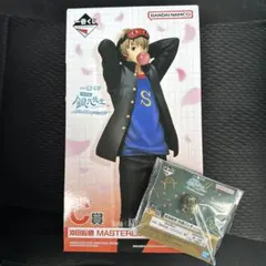 一番くじ 銀八先生 銀魂 C賞 沖田総悟 フィギュアF賞 校章バッヂ