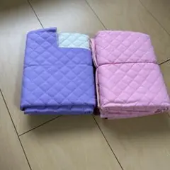 キルティング生地 2枚セット 紫 ピンク