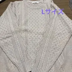 JOURNAL STANDARD ケーブル編み　クルーネックセーター