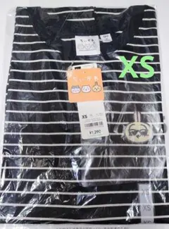 GU ちいかわ　うさぎ　ボーダー　Tシャツ　XS 半袖　ネイビー ジーユー