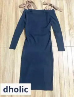 ◻️dholic◻️ディーホリック◻️リボンショルダーワンピース