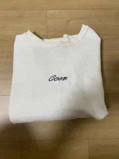 【春・秋】coen ロゴ刺繍 ロングTシャツ