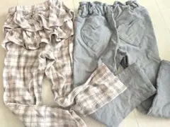 120サイズセット　Biquette Club アプレ　人気　可愛いセットパンツ
